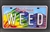 License Plate (TieDye)